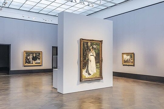 Ansicht der Ausstellung "Cassirer und der Durchbruch des Impressionismus" © Staatliche Museen zu Berlin, Alte Nationalgalerie / David von Becker 