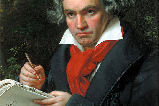 Ludwig van Beethoven idealisierendes Gemälde von Joseph Karl Stieler