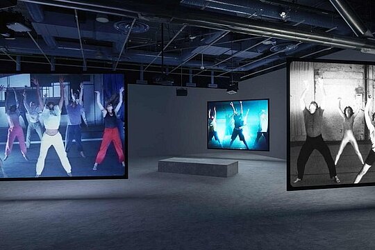 Jeremy Shaw, Phase Shifting Index, 2020, Installationsansicht: Centre Pompidou, Paris Fotonachweis: Timo Ohler 