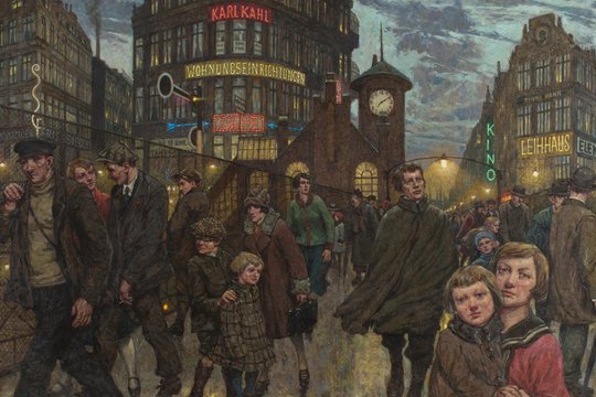 Hans Baluschek
Großstadtlichter, 1931
Öl auf Leinwand
© Stiftung Stadtmuseum Berlin/Reproduktion: Michael Setzpfandt, Berlin 