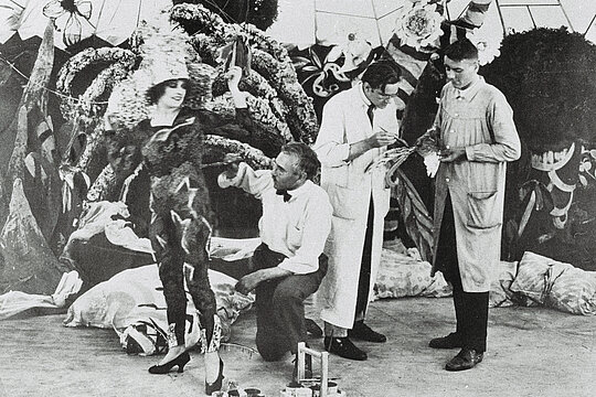 Foto: Cesar Klein am Filmset