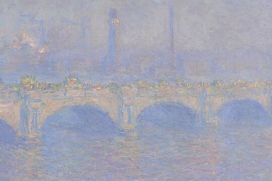 Claude Monet, Waterloo Bridge, Detail, 1903 © The Scharf Collection, Ruland Photodesign 